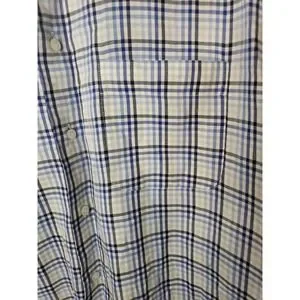 Chemise Homme Ingram Made In Italy Taille XXL - Col Boutonné Manches Longues - Bleue